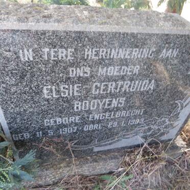 BOOYENS Elsie Gertruida nee ENGELBRECHT 1907-1983