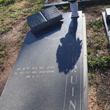 BRUIN Karel Johan, de 1929-2004 & Chistina Johanna VAN GRAAN 1934-1992