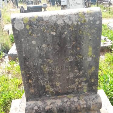 BONNET Stephanus Johannes 1868-