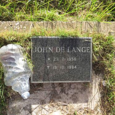 LANGE John, de 1958-1984