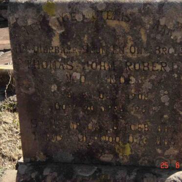 LINDE Thomas John Robert, van der 1908-1931