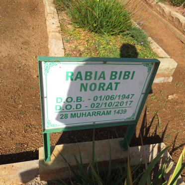 NORAT Rabia Bibi 1947-2017