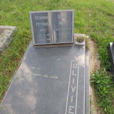 OLIVIER Hendrik Petrus 1921-1985 & Doris May VORSTER 1926-