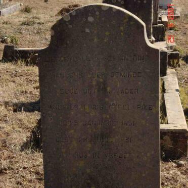 PIKE Andries Christoffel 1861-1931