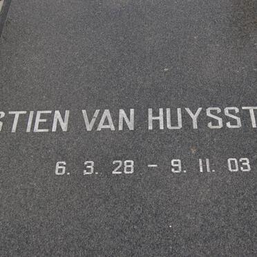 HUYSSTEEN Stien, van 1928-2003