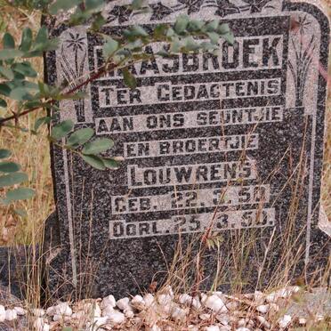 HAASBROEK Lowrens 1950-1950