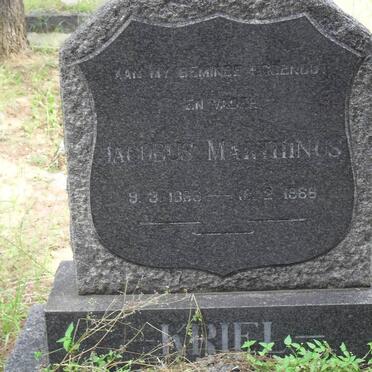 KRIEL Jacobus Marthinus 1898-1965