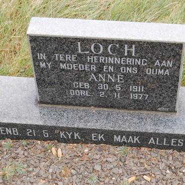 LOCH Anne 1911-1977
