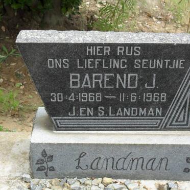 LANDMAN Barend J. 1968-1968