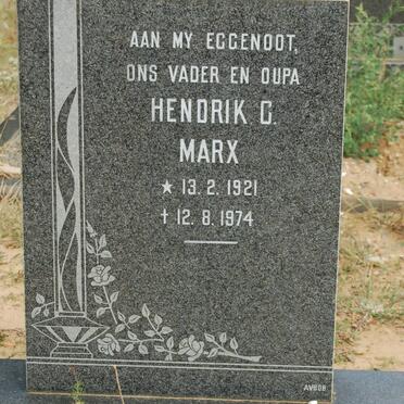 MARX Hendrik C. 1921-1974