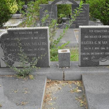 NIEKERK Daniel K., van 1888-1962 &amp; Martha C.M. 1894-1978