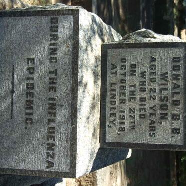 WILSON Hamish R.B. -1918 :: WILSON Donald B.B. -1918