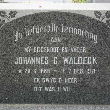 WALDECK Johannes G. 1886-1971