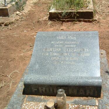 FRONEMAN Martha Elizabeth nee SWANEPOEL 1887-1949