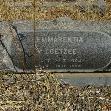 COETZEE Emmarentia C. 1904-1996
