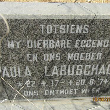 LABUSCHAGNE Paula 1917-1974