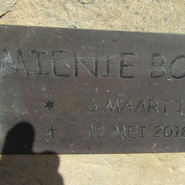 BOTHA Mienie 1939-2018