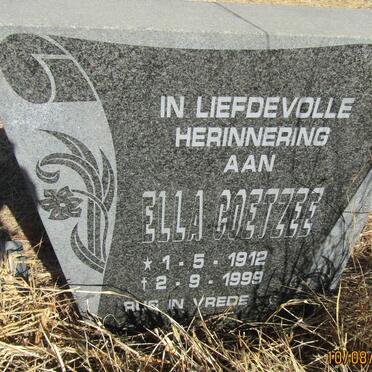 COETZEE Ella 1912-1999
