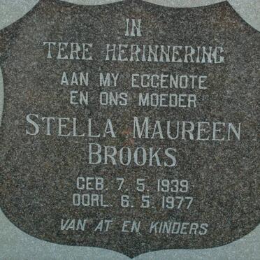 BROOKS Stella Maureen 1939-1977