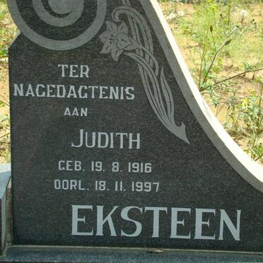 EKSTEEN Judith 1916-1997