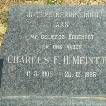 MEINTJIES Charles F. 1908-1965
