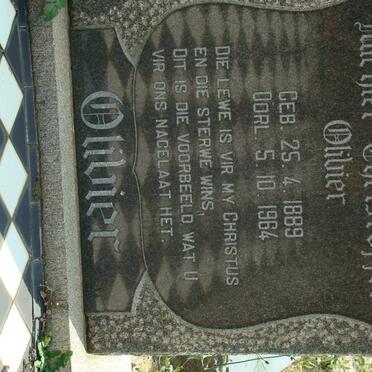 OLIVIER Michiel Christoffel 1889-1964