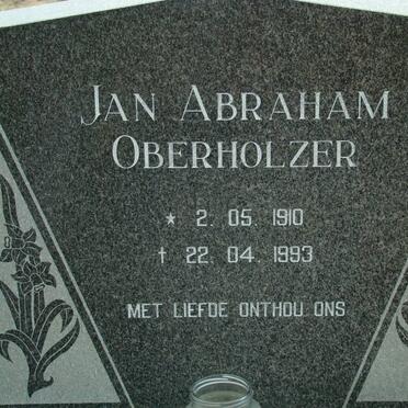 OBERHOLZER Jan Abraham 1910-1993