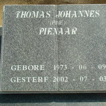 PIENAAR Thomas Johannes 1973-2002