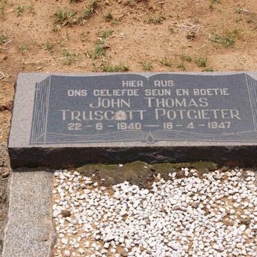 POTGIETER John Thomas Truscott 1940-1947