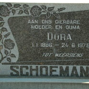 SCHOEMAN Dora 1886-1979
