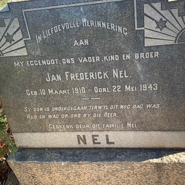 NEL Jan Frederick 1910-1943