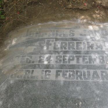 FERREIRA Johannes Jakobus 1874-1941