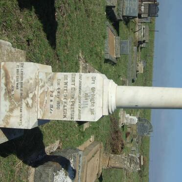 KLERK Gert Dirk Petrus De Wet, de 1900-1929 