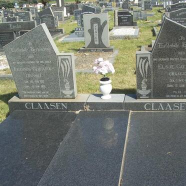 CLAASEN Johannes Gerhardus  1912-1968 Elsje Catharina 1913-1994