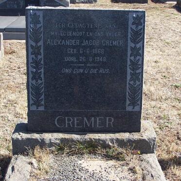 CREMER Alexander Jacob 1868-1948