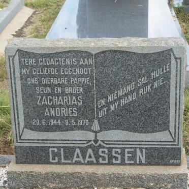 CLAASSEN Zacharias Andries 1944-1970