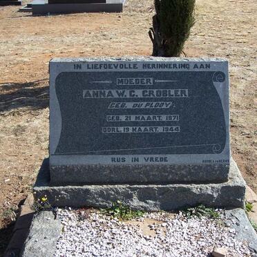 GROBLER Anna W.C. nee DU PLOOY 1871-1944