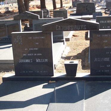 GERMISHUYS Johannes Willem 1909-1993 &amp; Josephine Honorine VAN DEVENTER 1909-1995