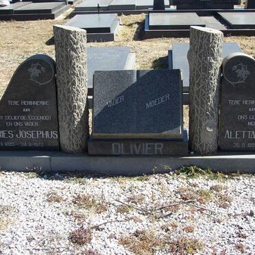 OLIVIER Andries Josephus 1895-1972 &amp; Aletta Johanna 1899-1982