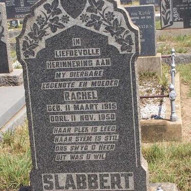 SLABBERT Rachel 1915-1950