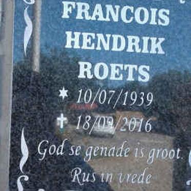ROETS Francois Hendrik 1939-2016