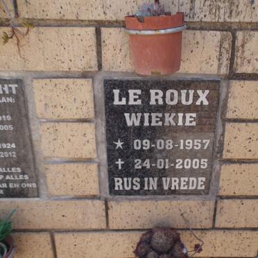 ROUX Wiekie, le 1957-2005