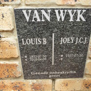 WYK Louis B., van 1933-2016 & Joey J.C.J. 1937-