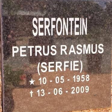 SERFONTEIN Petrus Rasmus 1958-2009