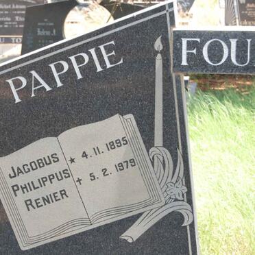 FOURIE Jacobus Philippus Renier 1895-1979 &amp; Libiena Johanna OBERHOLSTER 1906-1982