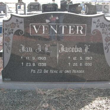 VENTER Jan J.L. 1909-1998 &amp; Jacoba F. 1913-1990