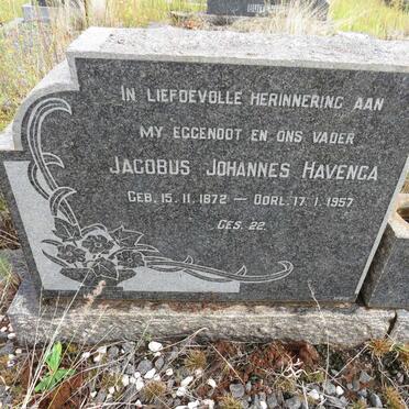 HAVENGA Jacobus Johannes 1872-1957
