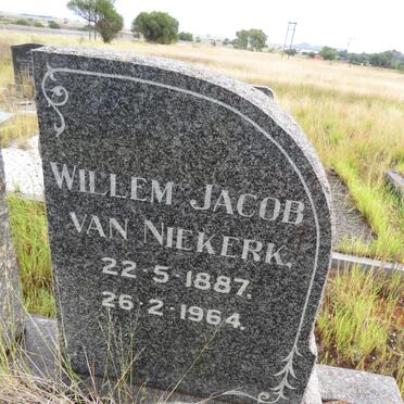 NIEKERK Willem Jacob, van 1887-1964