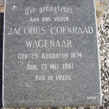 WAGENAAR Jacobus Coenraad 1874-1961