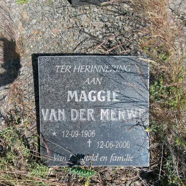 MERWE Maggie, van der 1906-2006